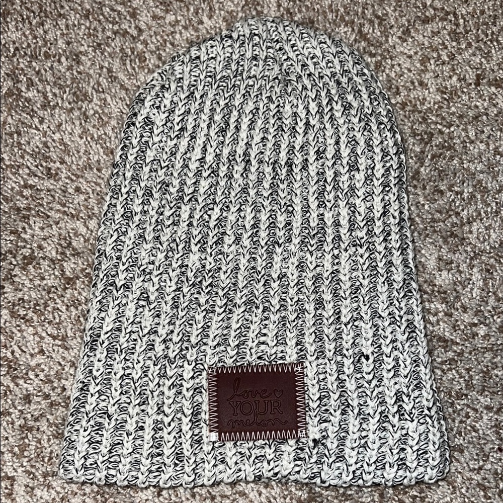NEW - Love Your Melon Ribbed Knit Beanie